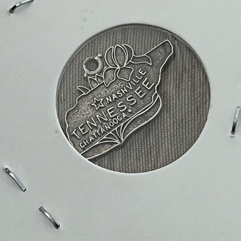 Tennessee Sterling Silver Souvenir Charm
